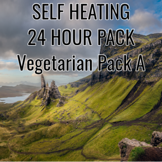 Self Heating Vegetarian Pack A Ready to Eat 24 Hour Pack Standard